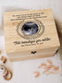 Personalized Baby Memorial Wooden Keepsake Box – Too Beautiful for Earth